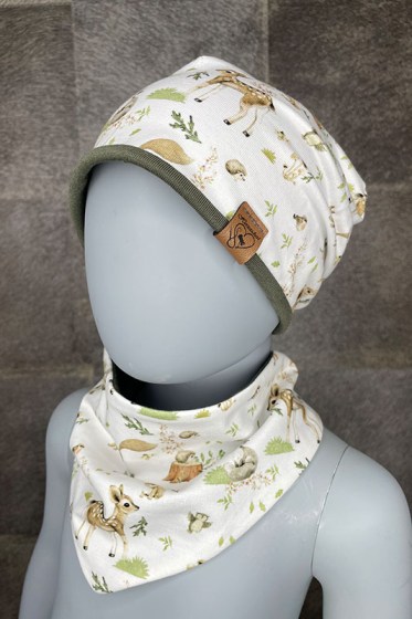 Wadtiere-grün-beanie